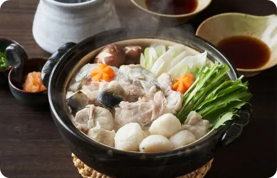 ふぐちりや鍋料理