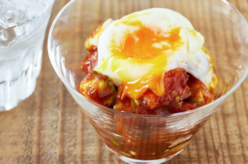 旨辛たれが決め手！「ヤンニョムまぐろユッケ」〈簡単！5分で焼酎おつまみ⑦〉
