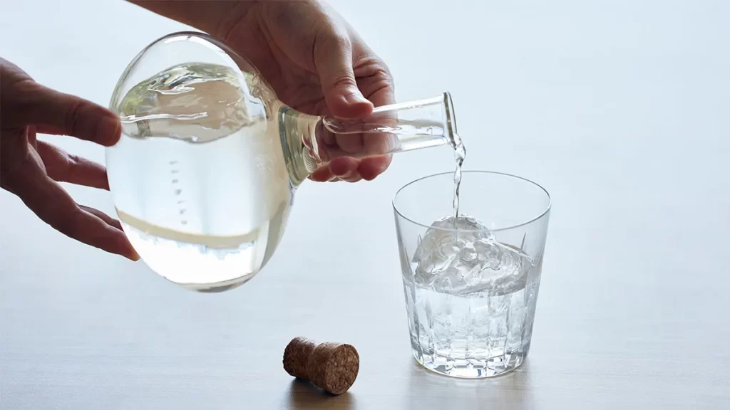 いいちこフラスコボトルの飲み方