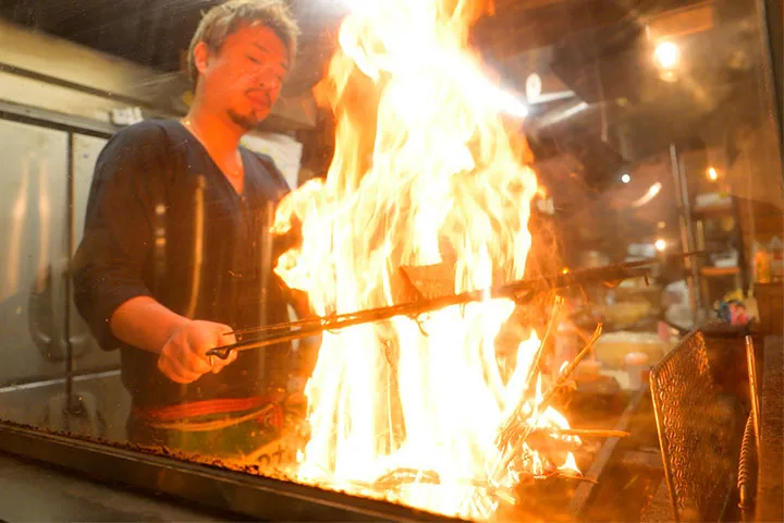 高知の伝統調理法「藁焼き」