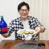 佐保さんと「いいちこスーパー」と「しいたけの味噌マヨチーズ焼き」