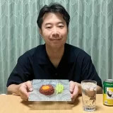 後藤さんと「コンビーフユッケ」と「いいちこ下町のハイボール REGULAR BLEND」