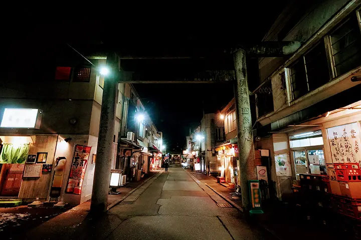 岩手県盛岡市の県庁近くにある飲み屋街