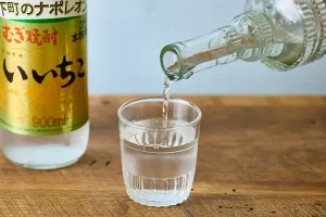 焼酎の前割り