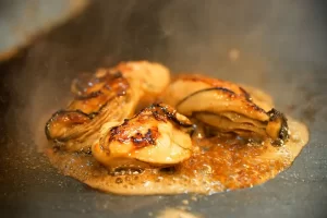 牡蠣のバター焼き