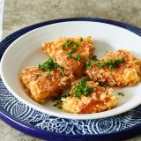 6Pチーズのパン粉焼きレシピ