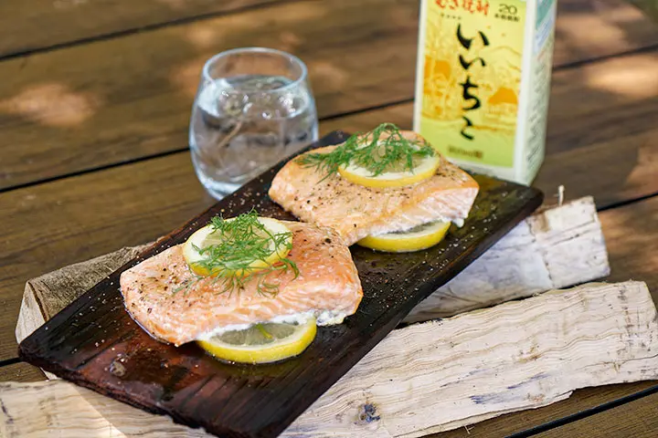 シダープランクサーモン