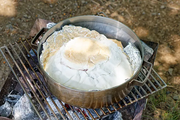 焼き色がついた塩釜
