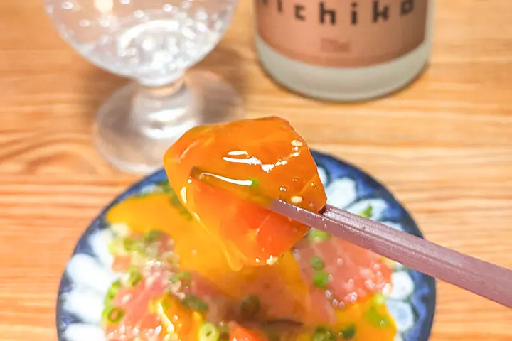 サーモンのやみつき塩昆布糀漬け