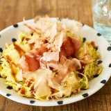 平日夜もこれなら作れる！ 明太チーズお好み焼き〈簡単！5分で焼酎おつまみ56〉