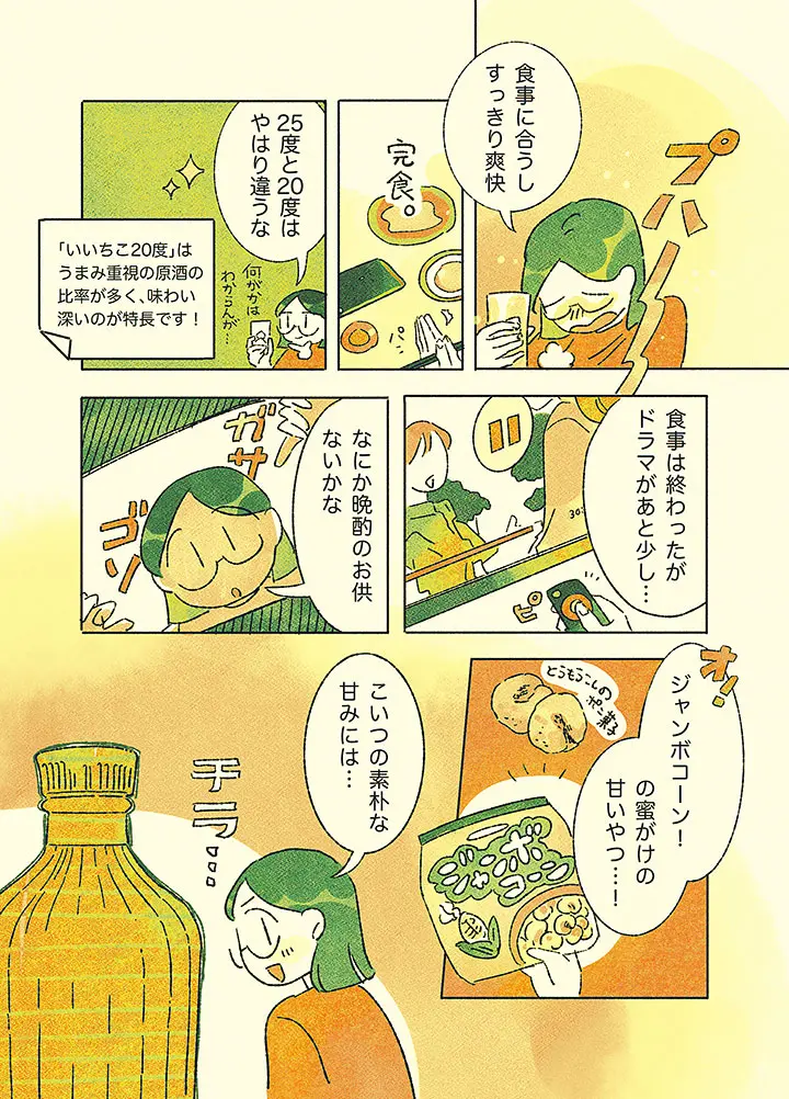 家飲みの夜はいいちこで（作・はしゃさん）3