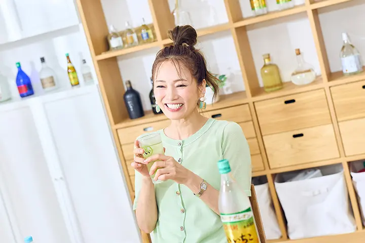 いい茶こを楽しむ倉本康子さん